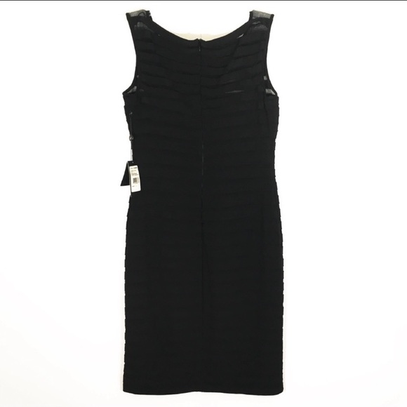 NWT Adrianna Papell Black Sleeveless Dress - Picture 2 of 7